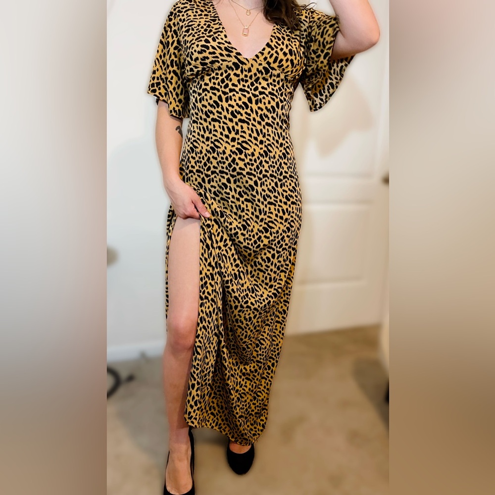 Never Worn Leopard Print Sundress Size 10